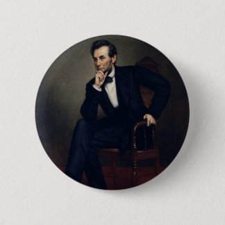 Abraham Lincoln Portrait von George Healy Button