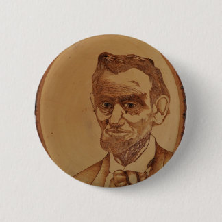 Abraham Lincoln-Porträt Button