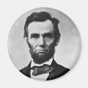 Abraham Lincoln-Porträt durch Alexander Gardner Magnet