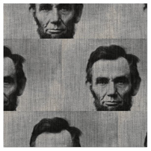 Abraham-Lincoln-Porträt Stoff