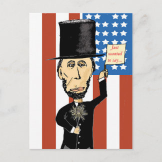 Abraham Lincoln Postcard Postkarte