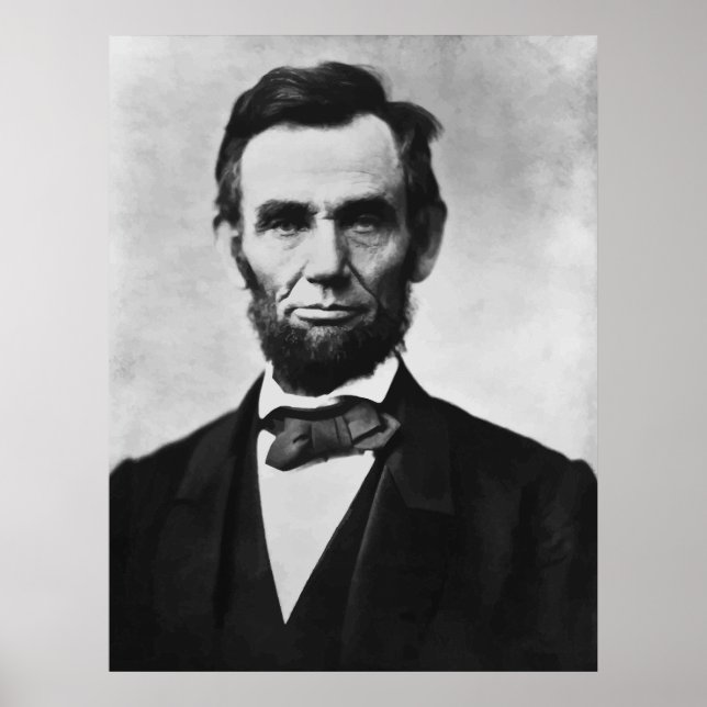 Abraham Lincoln Poster (Vorne)