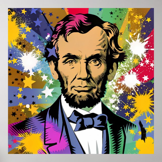 Abraham Lincoln Poster (Vorne)