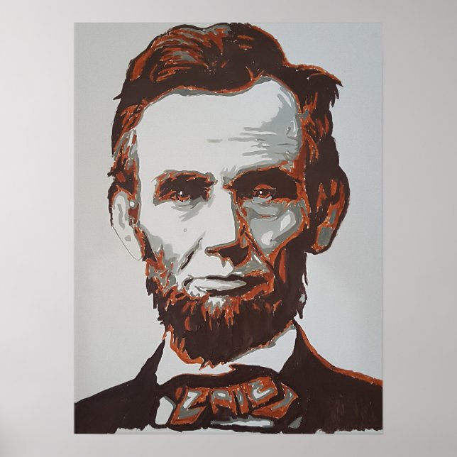 Abraham Lincoln Poster this one is a keeper (Vorne)