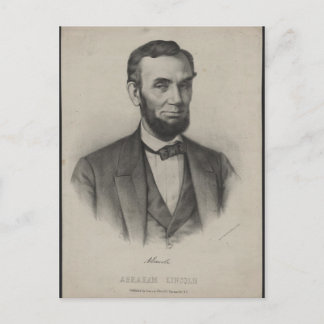 Abraham Lincoln Postkarte