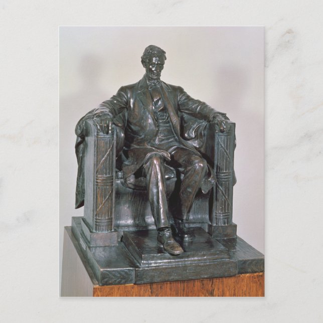 Abraham Lincoln Postkarte (Vorderseite)