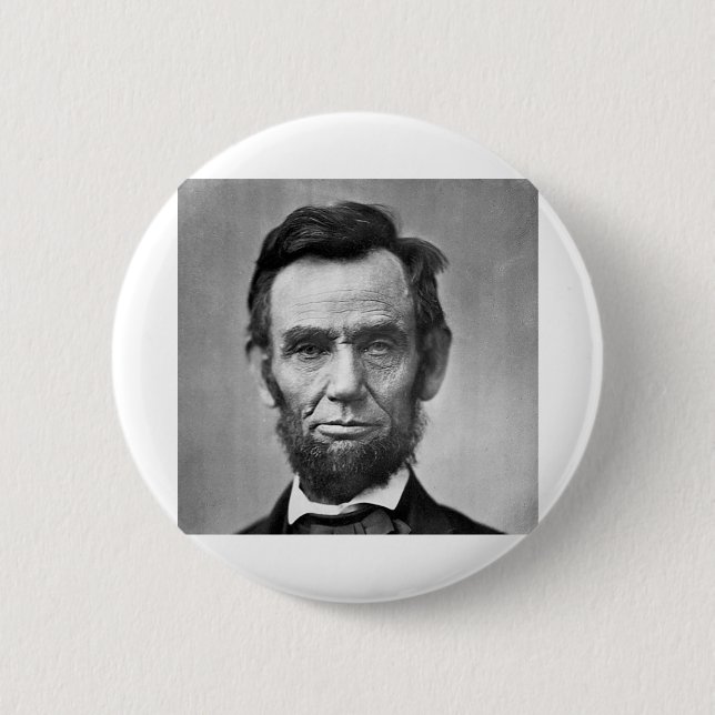 Abraham Lincoln - Präsident Button (Vorderseite)