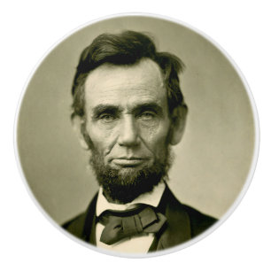 Abraham Lincoln Präsident usa vereinte Staaten Am Keramikknauf