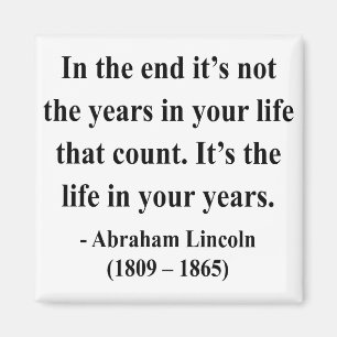 Abraham Lincoln Quote 2a Magnet