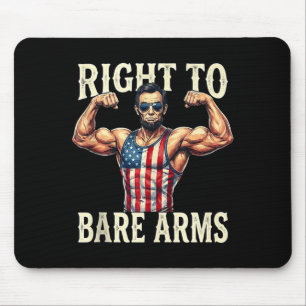 Abraham Lincoln Recht zum Barmen lustig usa 4. Jul Mousepad