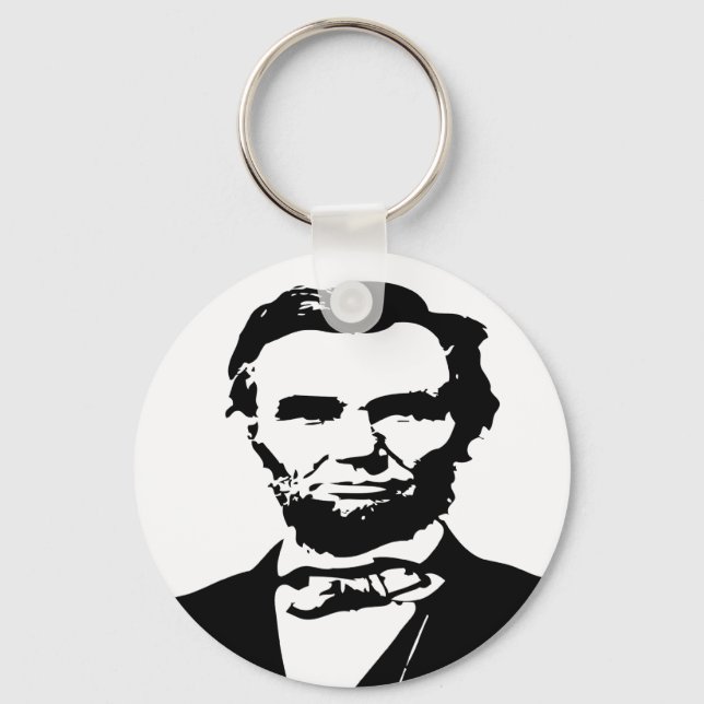 Abraham Lincoln Schlüsselanhänger (Vorderseite)