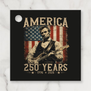 Abraham Lincoln spielt Gitarre 4. Juli Geschenkanhänger