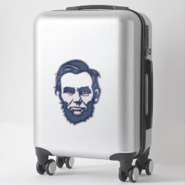 Abraham Lincoln Stars Portrait US-Präsident Aufkleber