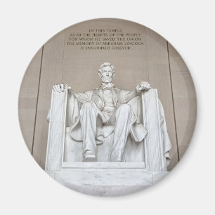 Abraham Lincoln Statue Magnet