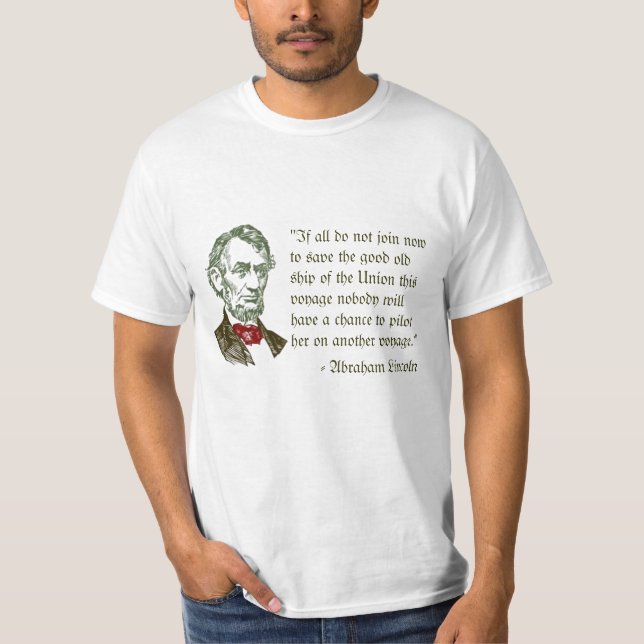Abraham Lincoln sur le T-shirt de liberté (Devant)