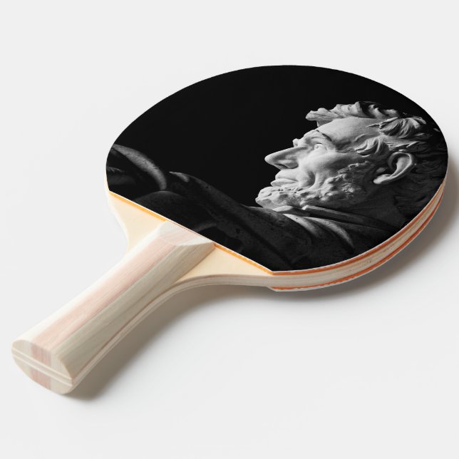 Abraham Lincoln Tischtennis Schläger (Rückseitenansicht)