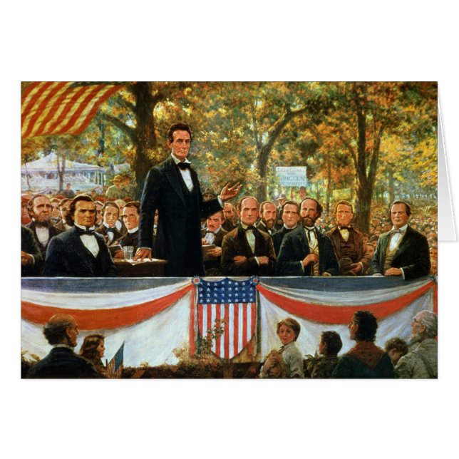 Abraham Lincoln und Stephen A. Douglas (Vorderseite (Horizontal))