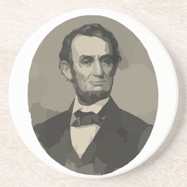 Abraham Lincoln Untersetzer (Vorne)