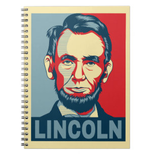Abraham Lincoln US Präsident Hope Style Notizblock