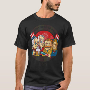 Abraham Lincoln Usa 4. Juli Patriotischer Amerikan T-Shirt