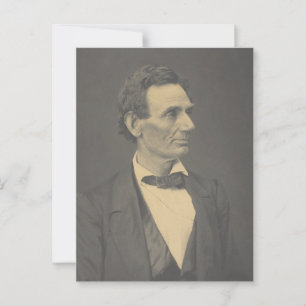 Abraham Lincoln, Vintag Springfield, Illinois Postkarte