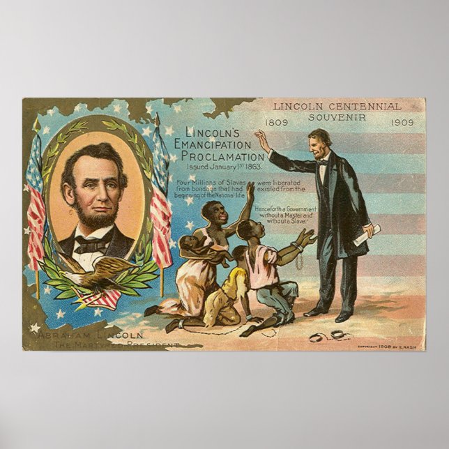 Abraham Lincoln Vintage Poster (Vorne)