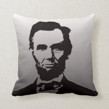 Abraham Lincoln-Wurfs-Kissen