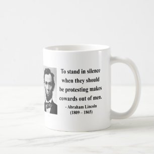 Abraham Lincoln-Zitat 8b Kaffeetasse