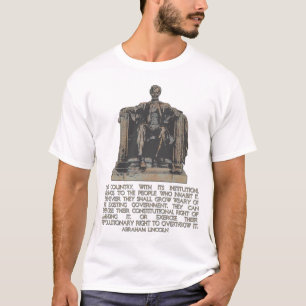 Abraham Lincoln-Zitat auf unserem T-Shirt