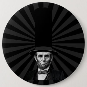 Abraham Lincolnpräsidentenmode-Aussage Button