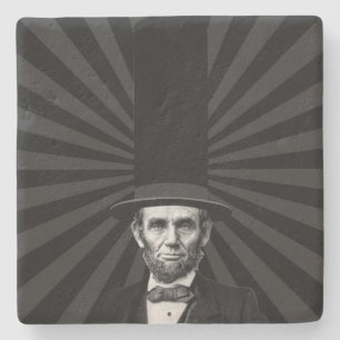 Abraham Lincolnpräsidentenmode-Aussage Steinuntersetzer