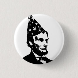 Abraham Lincolns Geburtstag Button