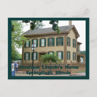 Abraham Lincolns HomeSpringfi.. Postkarte