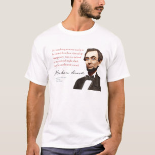 Abraham- LincolnShirt #17 "Selbst--Machte Männer T-Shirt
