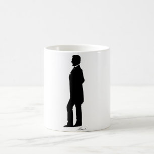 Abraham- LincolnSilhouette Kaffeetasse