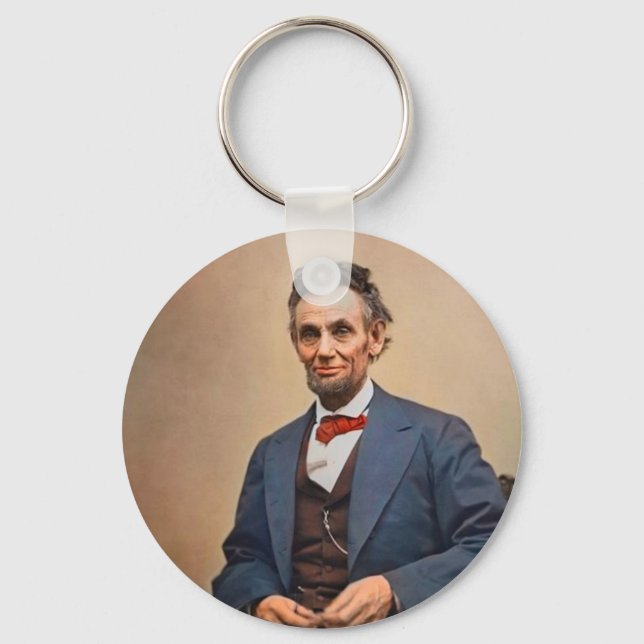 Abraham Lincolon Schlüsselanhänger (Vorderseite)