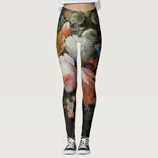 Abraham Mignon - ein wahres Bouquet von Blume Leggings (Vorderseite)