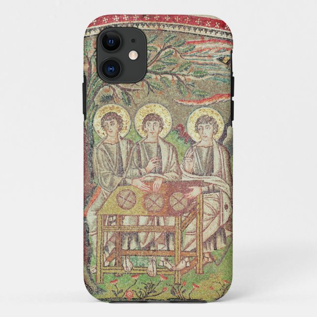 Abraham mit den Engeln (Mosaik) Case-Mate iPhone Hülle (Rückseite)