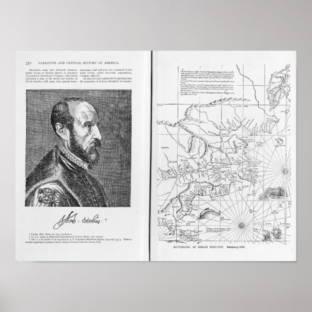 Abraham Ortel Oretelius Poster (Vorne)