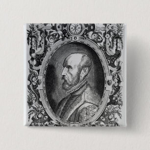Abraham Ortelius Button