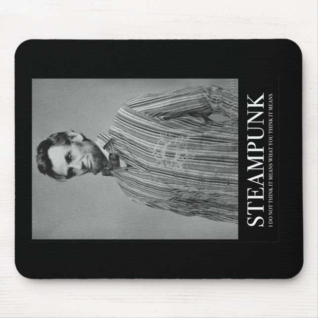 Abraham Steampunk Mousepad (Vorne)
