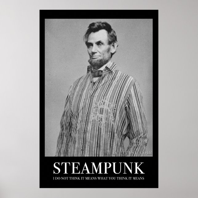 Abraham Steampunk Poster (Vorne)