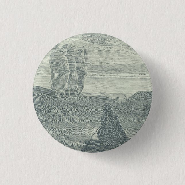 Abraham und die drei Engel Button (Vorderseite)
