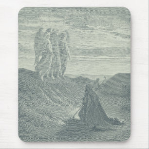 Abraham und die drei Engel Mousepad