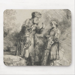 Abraham und Isaac Mousepad