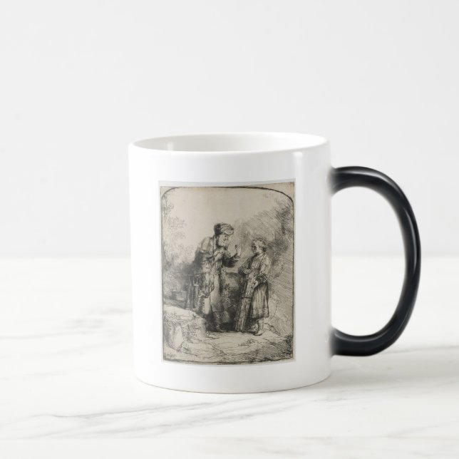 Abraham und Isaac Verwandlungstasse (Rechts)