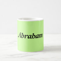 AbrahamnamensTasse