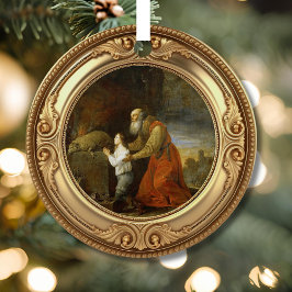 Abrahams Opfer Advent Jesse-Baum Ornament Aus Metall