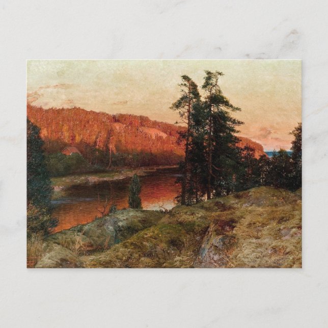 Abrahamssons"Abend Sun"-Postkarte Postkarte (Vorderseite)