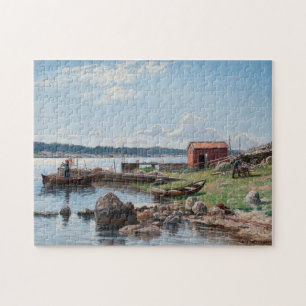 Abrahamssons »Motiv aus Jutholmen«-Puzzle